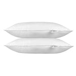 Microfibre Euro Continental Pillow Pair - 40cm X 80cm (16"x32")