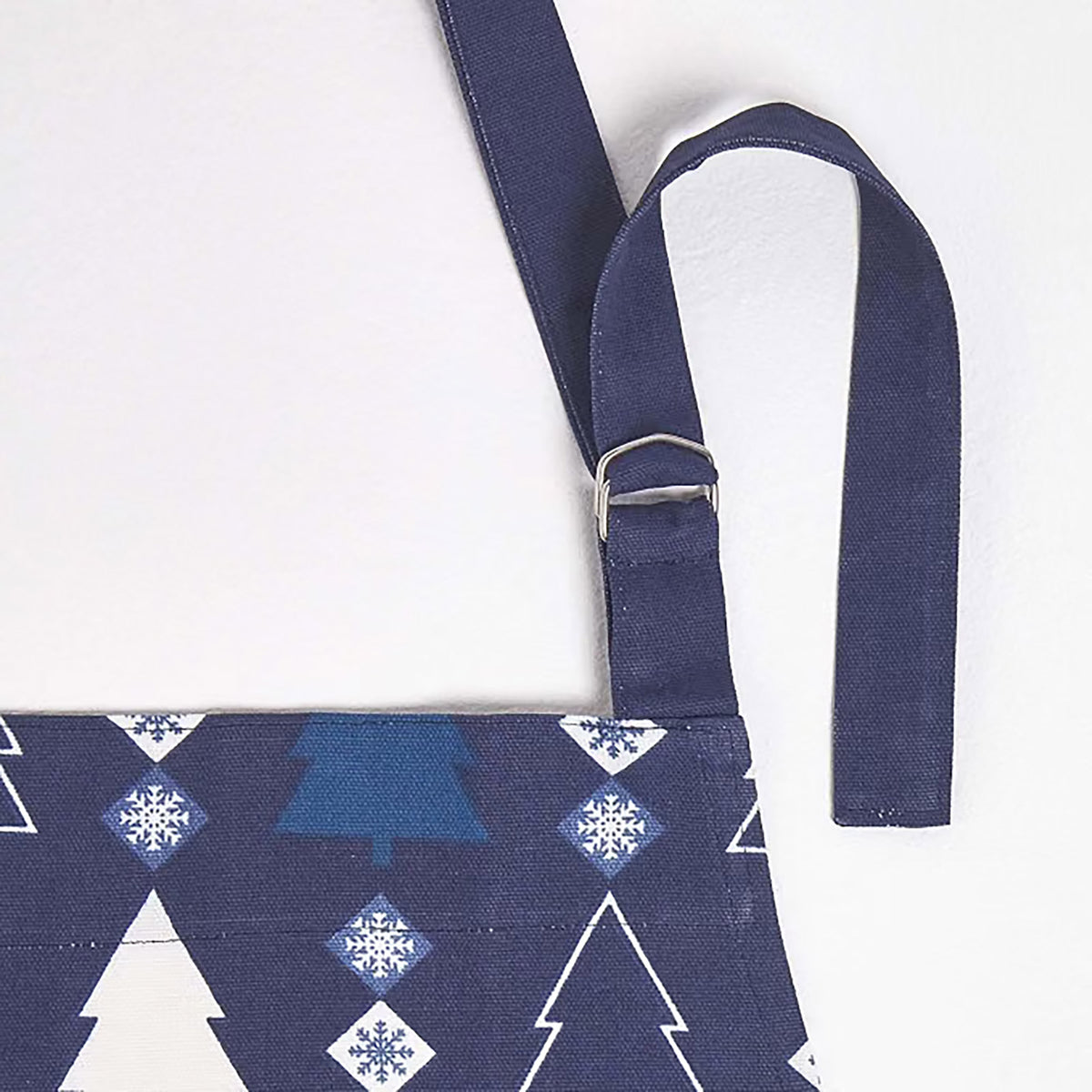 Blue Winterland Christmas Apron