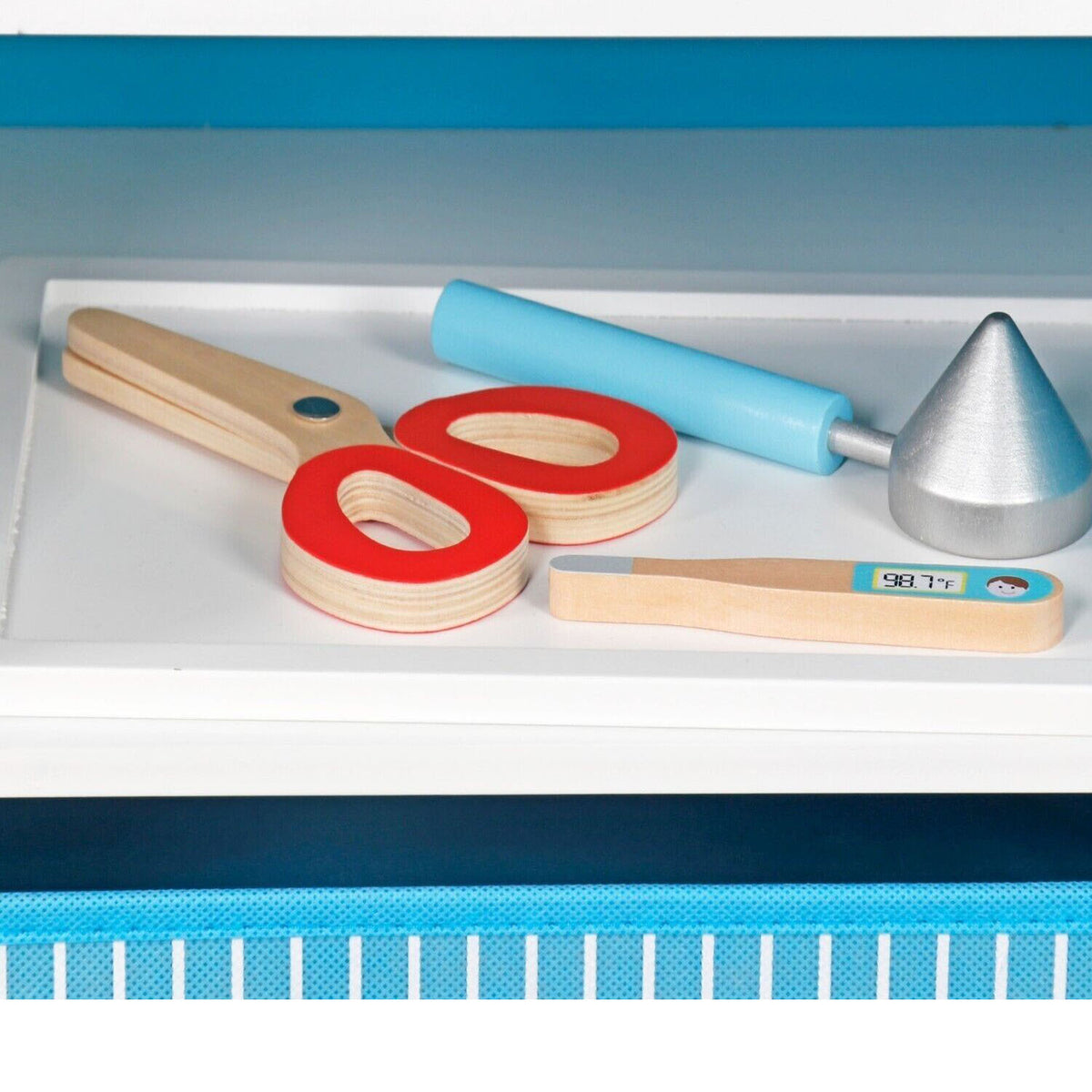 Kids Wooden Doctor Medical Station Role Play Set Hospital Pretend Play Toy 3+