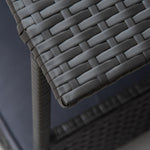 Pawhut Wicker Dog House, Rattan Pet Bed With Soft Cushion, Cat Basket | Gray