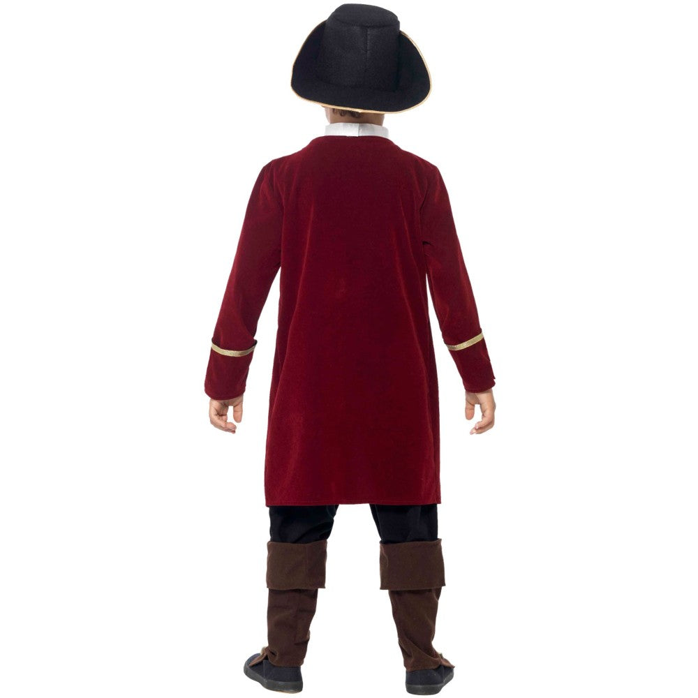 Deluxe Pirate Captain Costume, Kids | Age 10-12