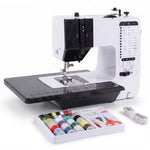 Mini Sewing Machine Portable Electric Household Diy Sewing Kit Pedal | White