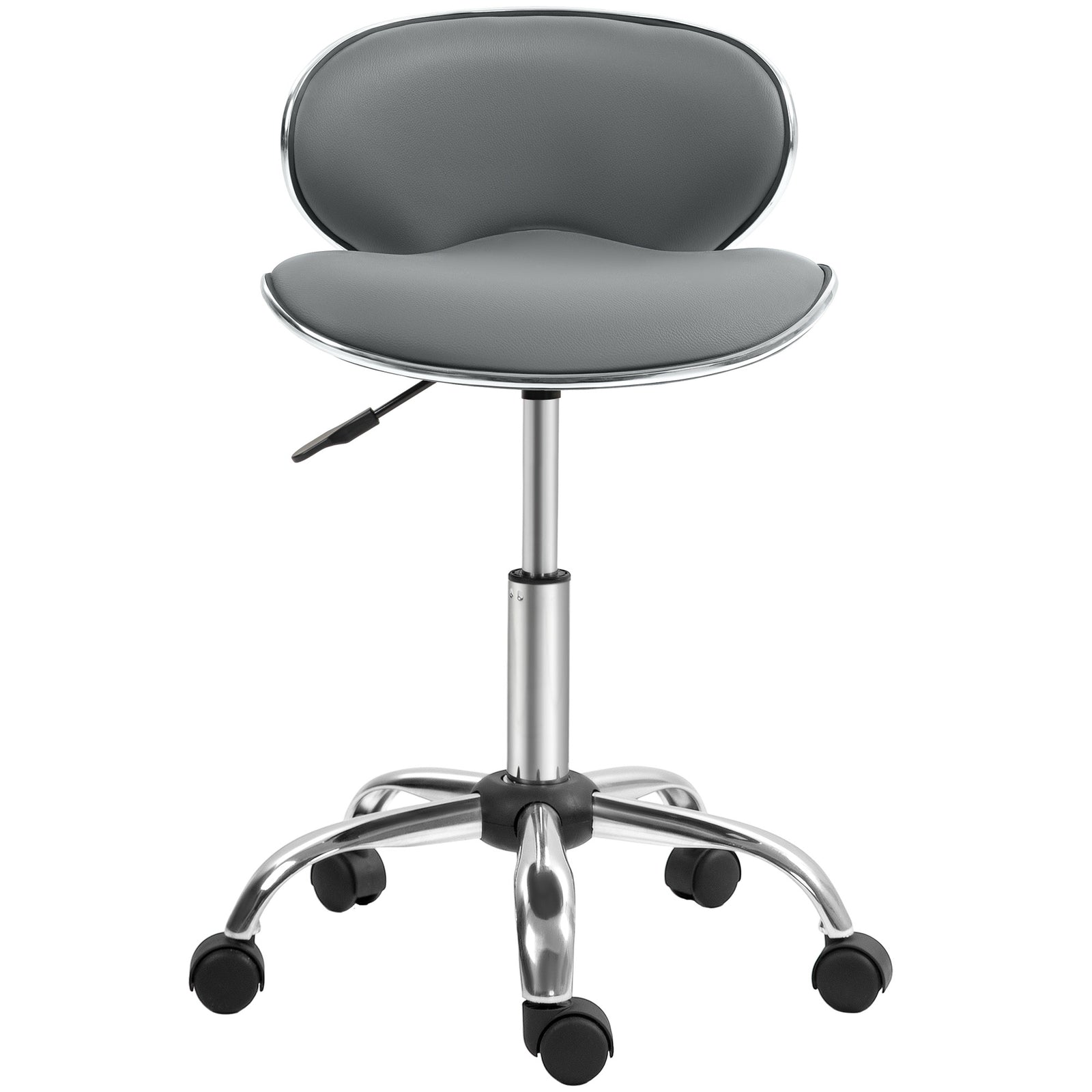 Office Chair Beauty Salon Rolling Technician Stool Chair | One Size | Gray