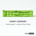 Cotton Plain Floor Cushion | 50cm x 50cm | Green