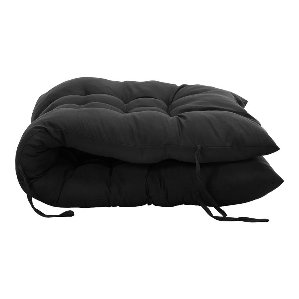 Outdoor Chaise Lounge Cushion Thick Soft And Fade-resistant For Patio Or Pool | Black
