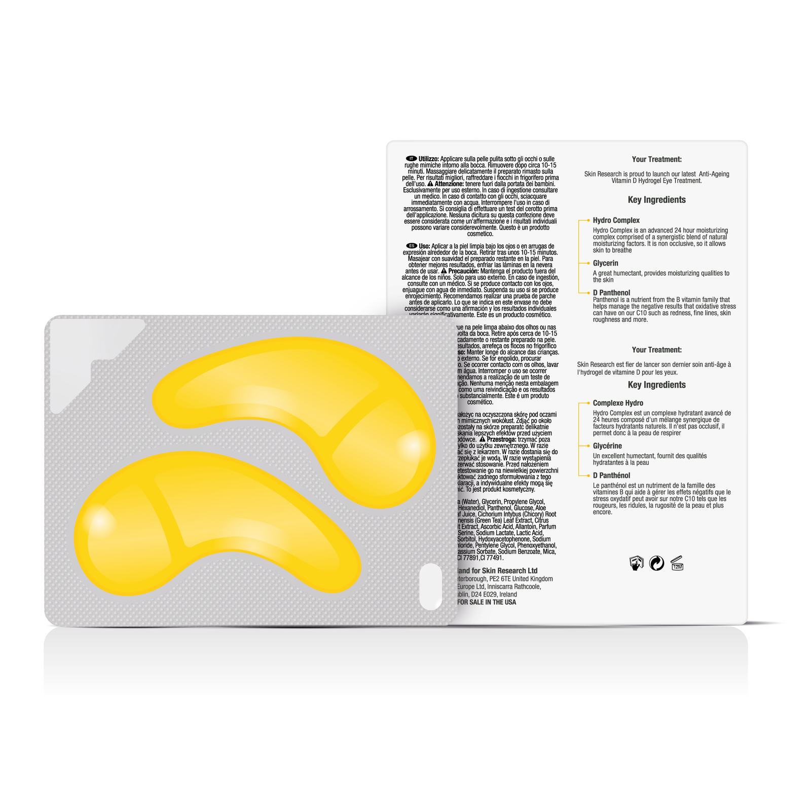 Anti-ageing Vitamin D Hydrogel Eye Treatment (5 X 2)