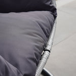 Wilton Hanging Swing Single Egg Pod Chair | One Size | Dark Grey