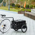 Bike Cargo Trailer With 65l Foldable Box | Black