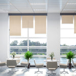 HOMCOM Electric Smart Roller Blinds For Windows Remote 80x180cm