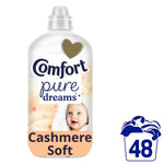 Fabric Conditioner Pure Dreams Cashmere Soft, 48 Washes, 1.44 L