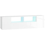 Tv Unit For Tvs Up To 60" With Led Lights | White