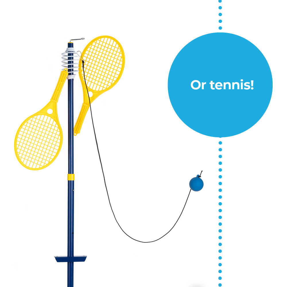 2-in-1 Swingball: Football & Tennis