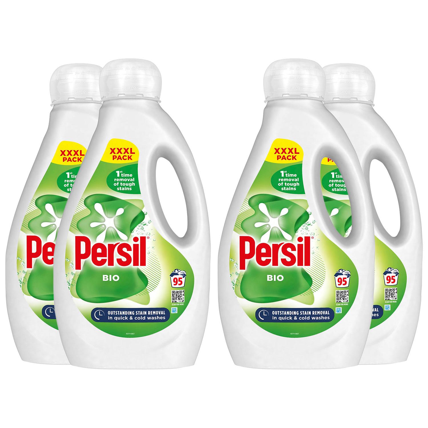 Xxxl Washing Liquid Detergent Bio Stain Removal 2.565l | Set of 4