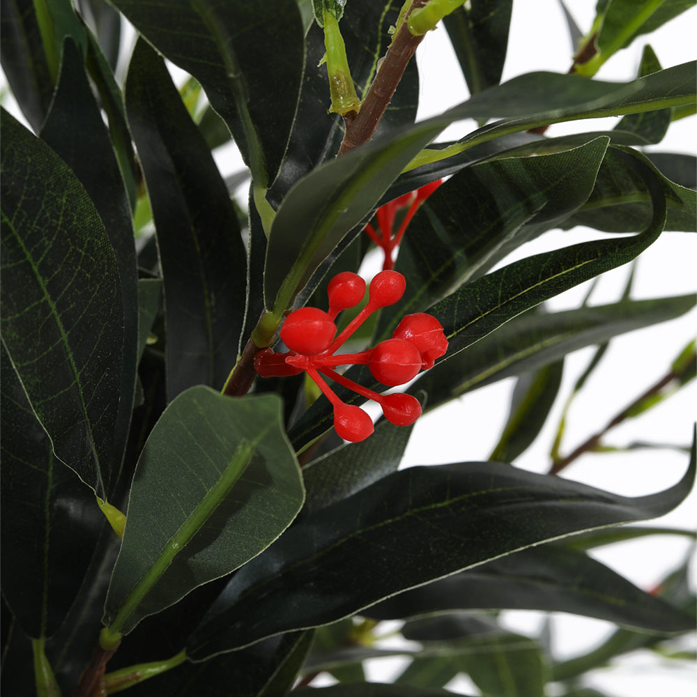 Artificial Olive Tree Decorative Plant In Planter | 120cm