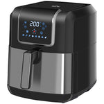 Air Fryer 1700w 6.5l With Digital Display Timer | One Size | Silver