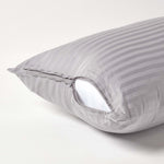 European Size Egyptian Cotton Pillowcase 330 Tc | 40 x 80cm | Grey