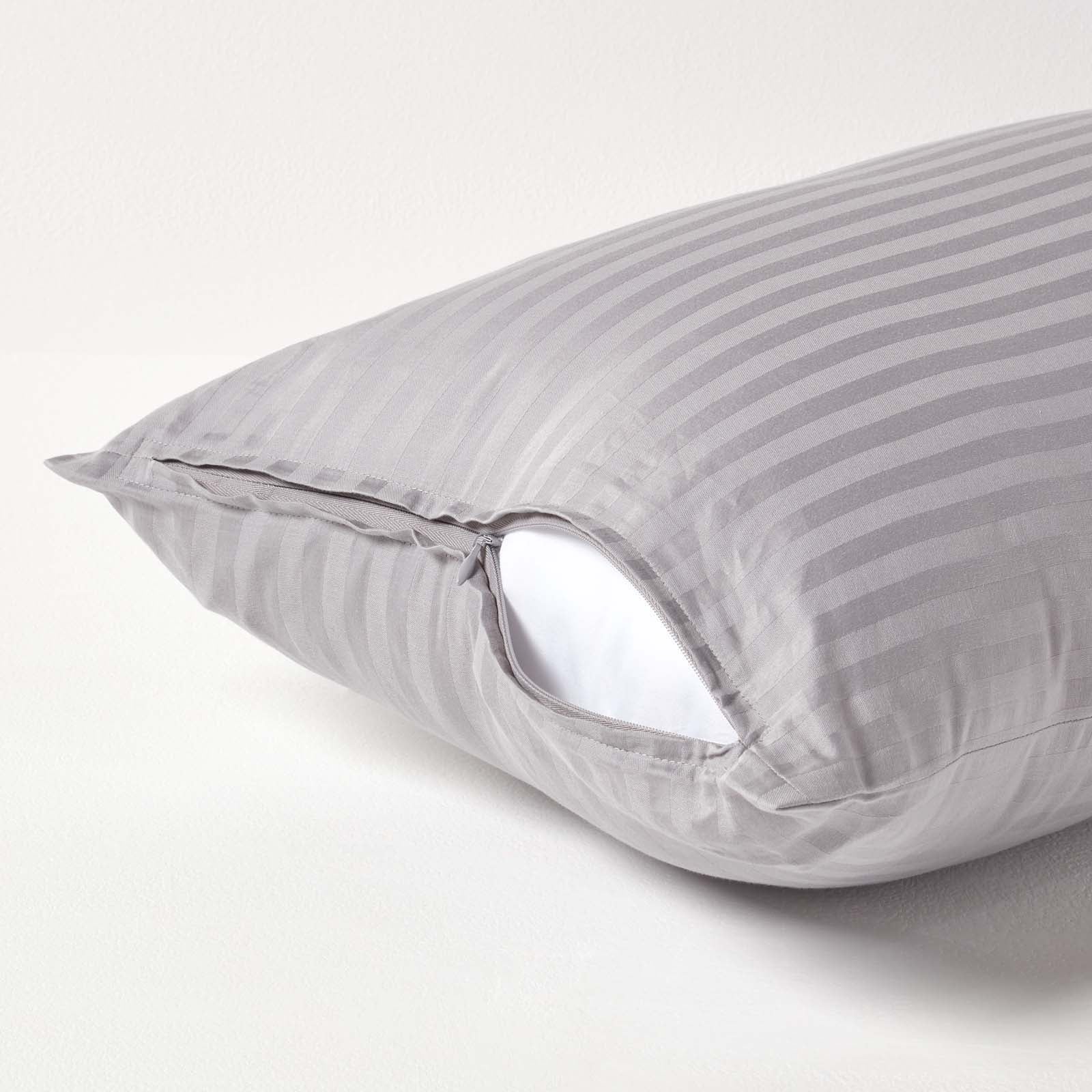 European Size Egyptian Cotton Pillowcase 330 Tc | 40 x 80cm | Grey