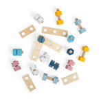 Crate Of 20 Wooden Nuts And Bolts