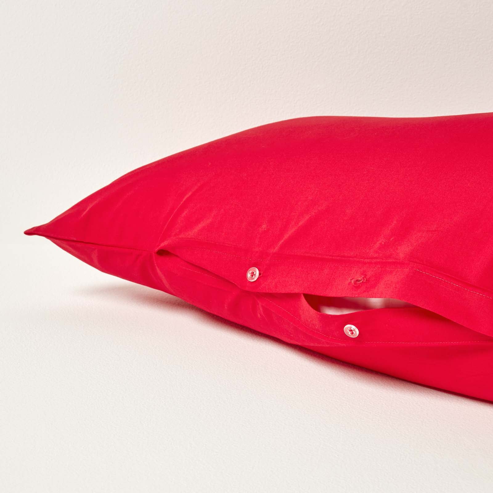 Egyptian Cotton V Shaped Pillowcase 200 Tc | V Shape | Red