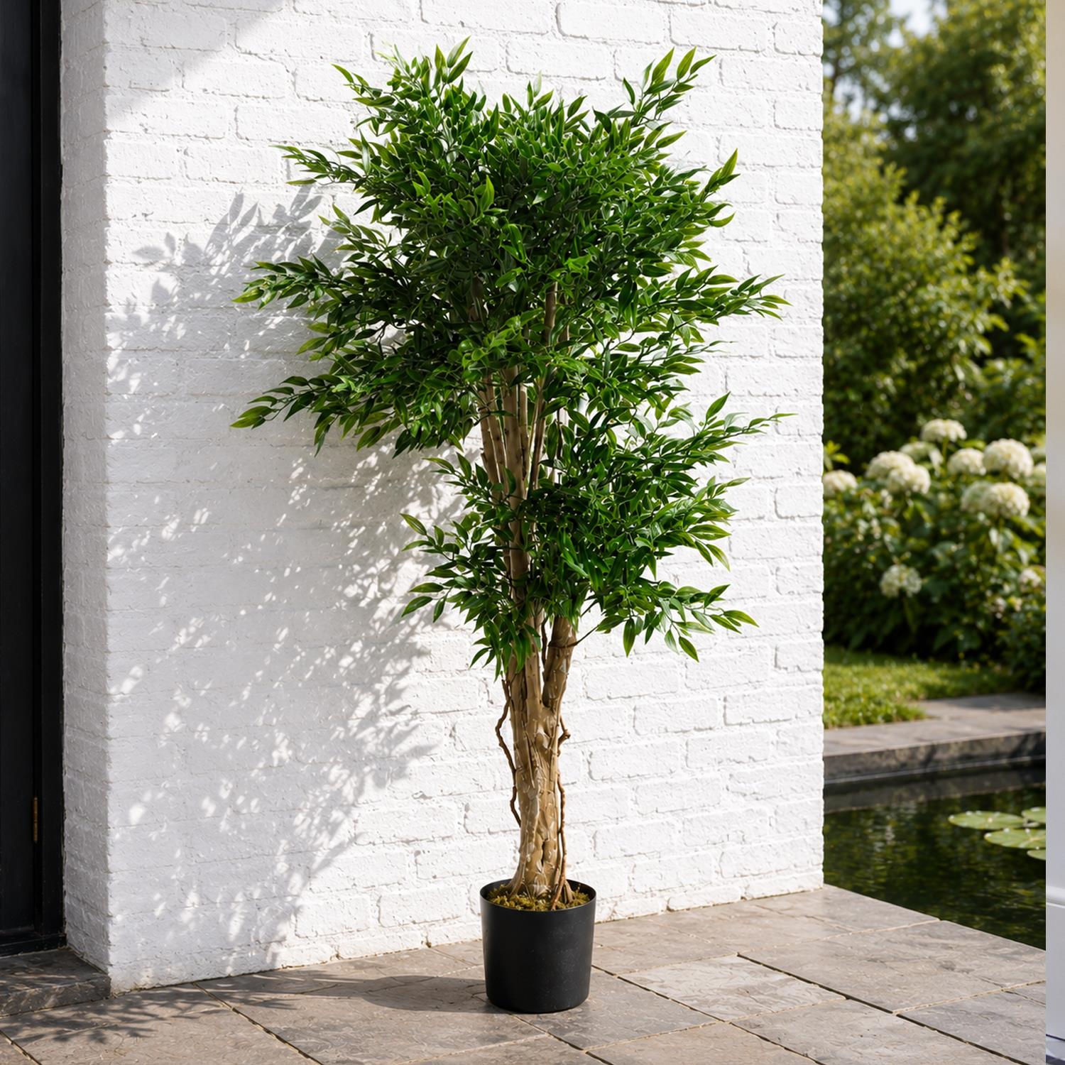 140cm Artificial Uv Resistant Ruscus Tree