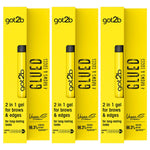 Glued 4 Brows And Edges 2 In 1 Gel, 3 Pack 16ml
