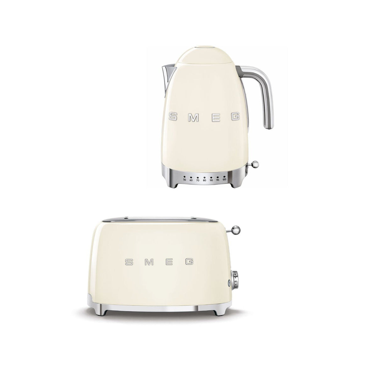 Tsf03, Klf04 4-slice Toaster & Variable Temperature Kettle | Cream