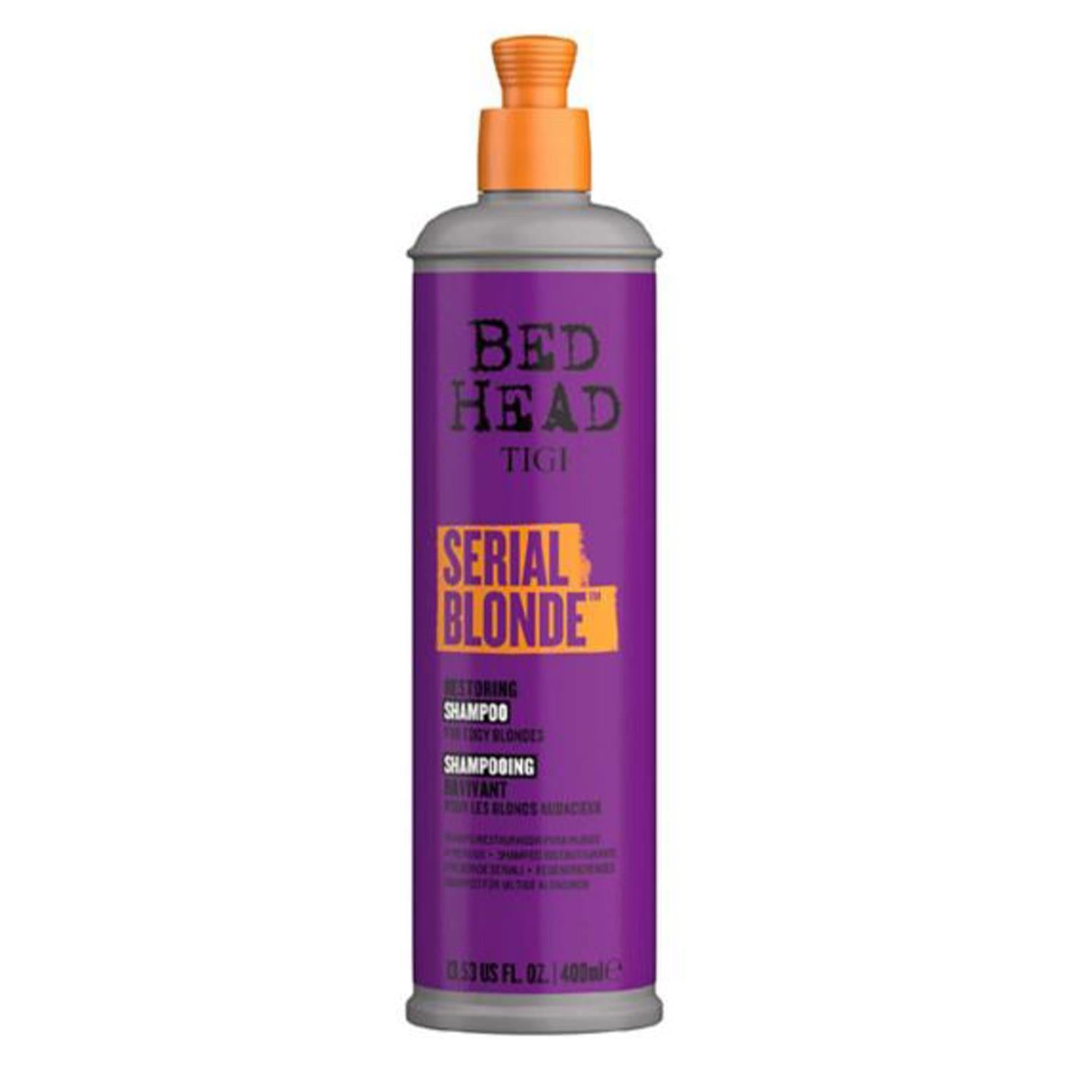 Serial Blonde Shampoo For Damaged Blonde-hair, 400ml, 2pk