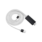 Full Hd Support Hdmi Connector Cable For Phone & Pad | Black