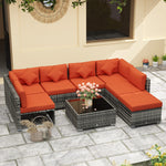 Rattan Outdoor Garden Furniture Patio Corner Sofa Set