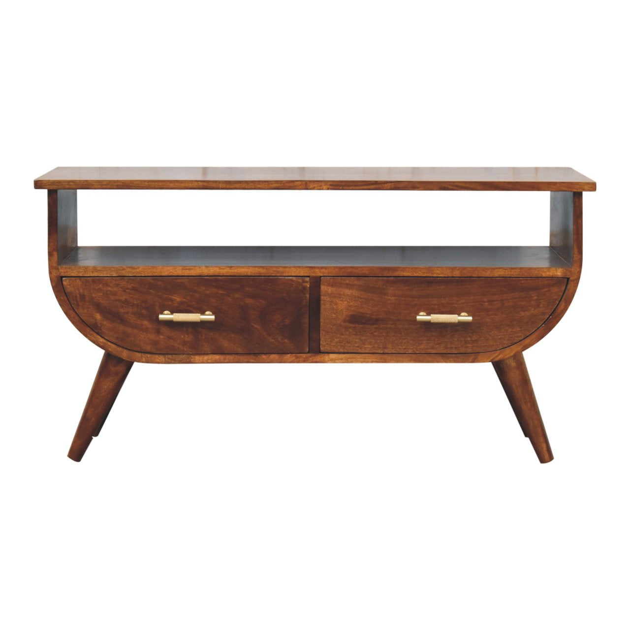 Solid Wood Agra Media Unit