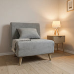 Joel Uno Single Chair Sofa Bed | One Size | Grey