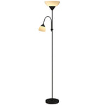 Mother-child Floor Lamp Duo Light With 3 Colour Temperatures | Black