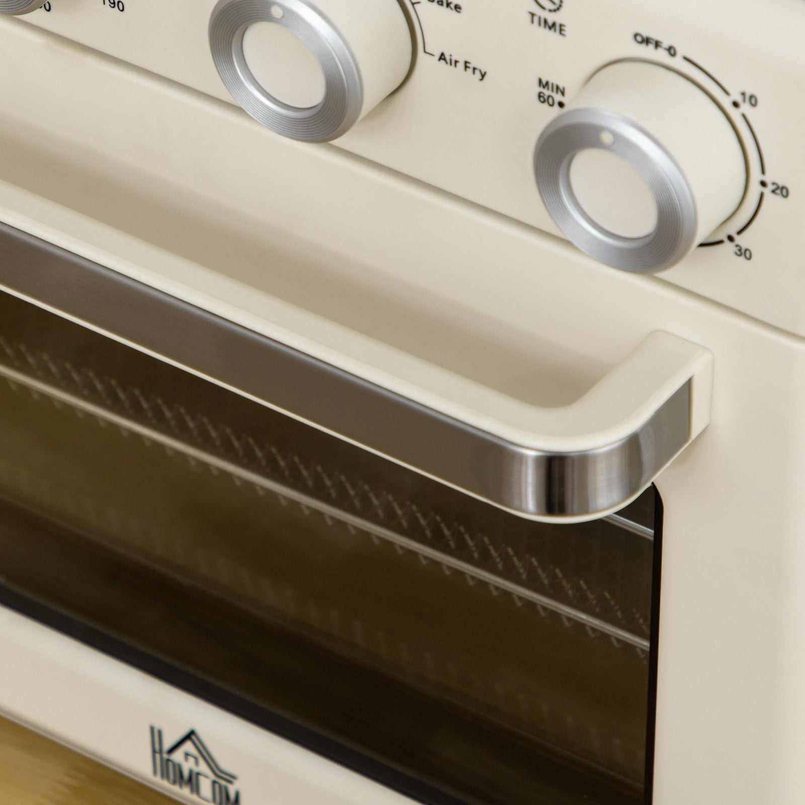 20l Mini Oven With Adjustable Temperature 60 Min Time | One Size | Cream