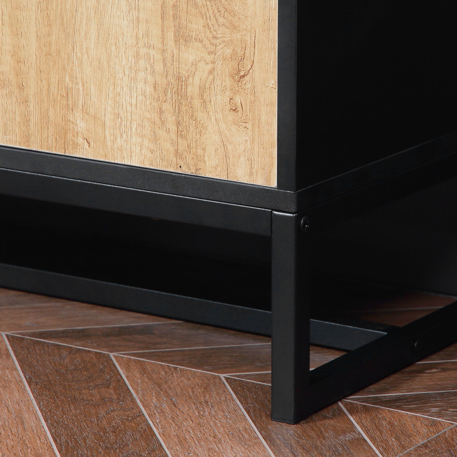 Microwave Stand With Storage Cabinet