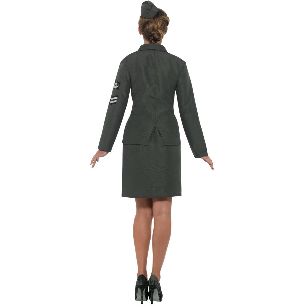Ww2 Army Girl Costume | Medium