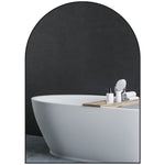 Arch Bathroom Mirror, Modern Wall Mirror With Steel Frame | Small | Black