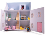 Wooden Dolls House Living Room Furniture Set