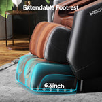 Zero Gravity Full Body Massage Chair With Heat And Handheld Remote Reclining Back, Foot Roller, Air Compression, Shiatsu Massage For Home And Office | Dark Brown