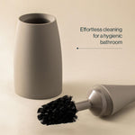 Toilet Brush & Holder, Soft-finish Coating, Saku Collection | Vulcano