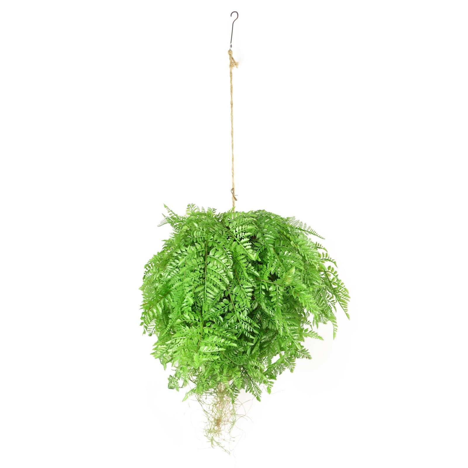 Artificial 110cm Hanging Fern Ball - Extra Large