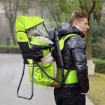 Baby Hiking Backpack Carrier W/ Detachable Rain Cover For Toddlers | Green