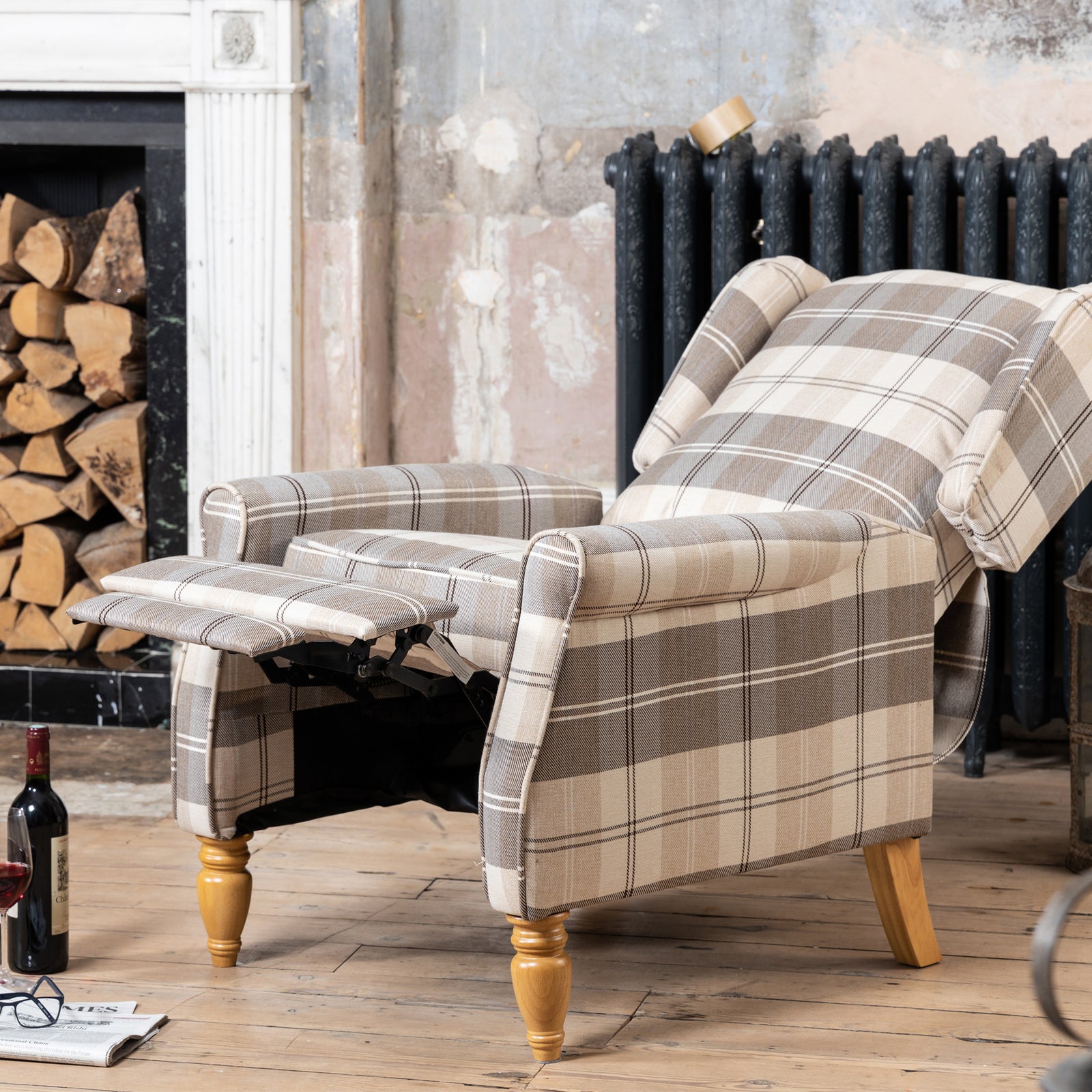 Stanfield Recliner Armchair | Beige