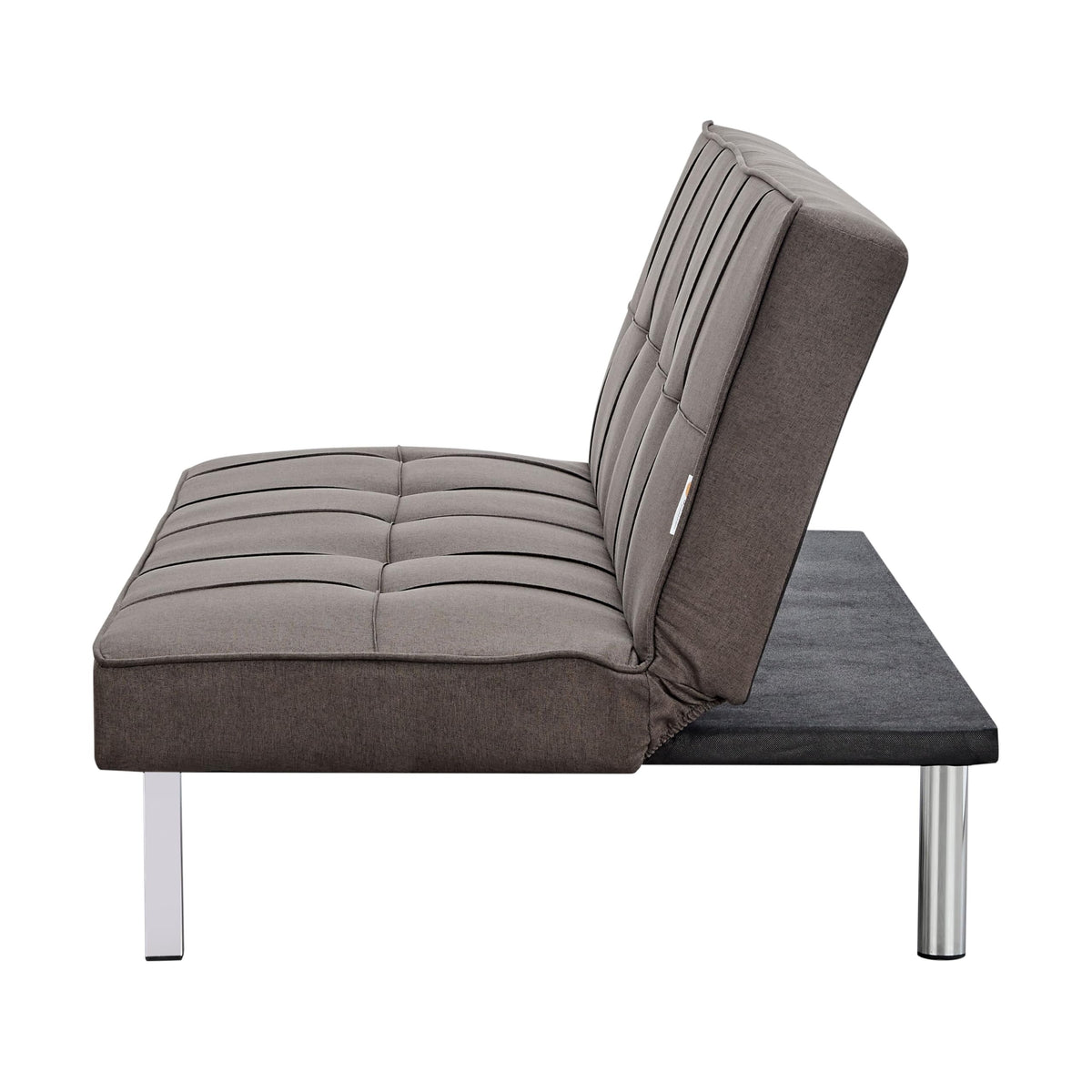 Britney Linen Sofa Bed 3 Seater | Brown