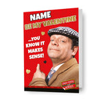 Personalised 'you Know It Makes Sense' Valentine's Day Card Official Product