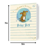 The Gruffalo New Baby Boy Card Official Product