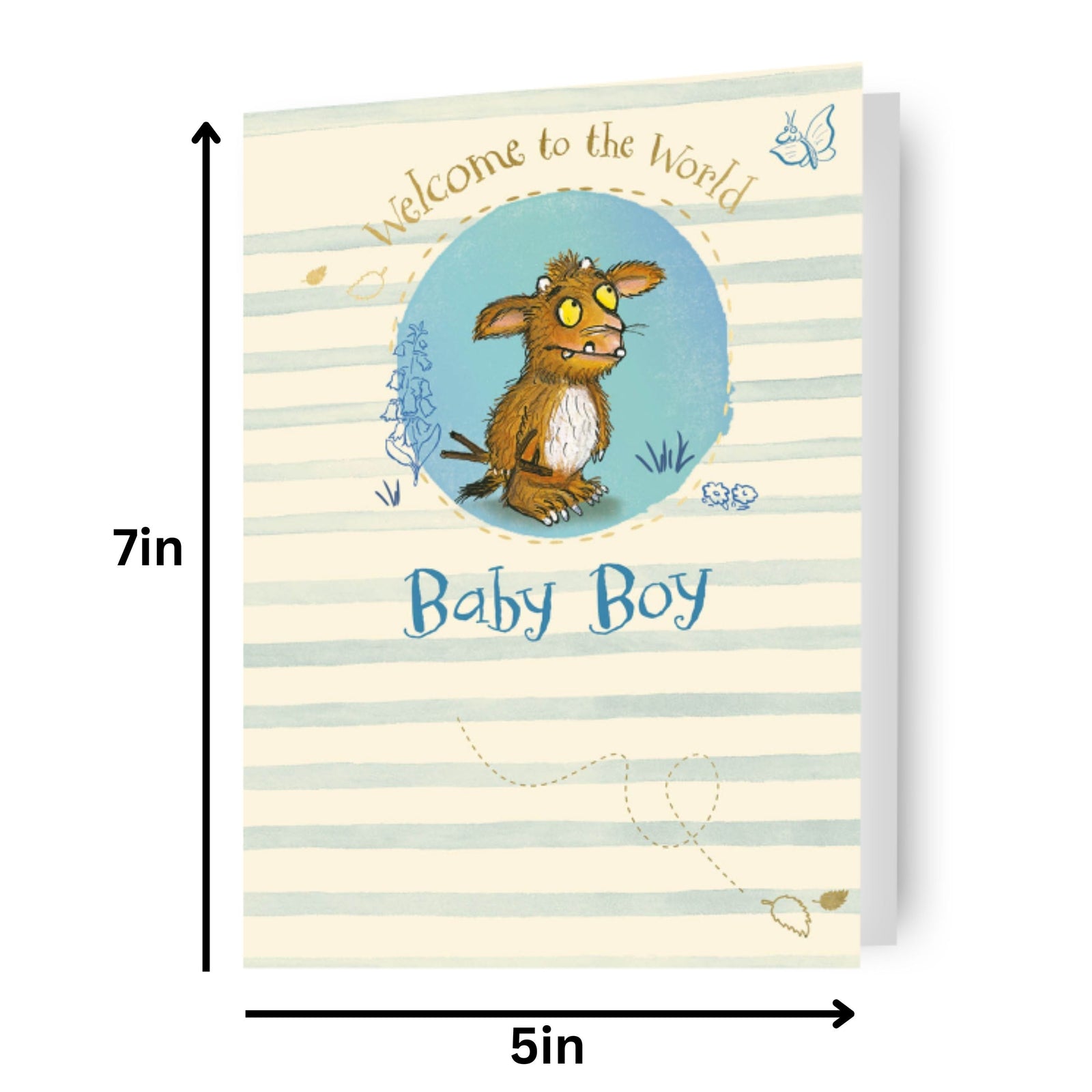 The Gruffalo New Baby Boy Card Official Product