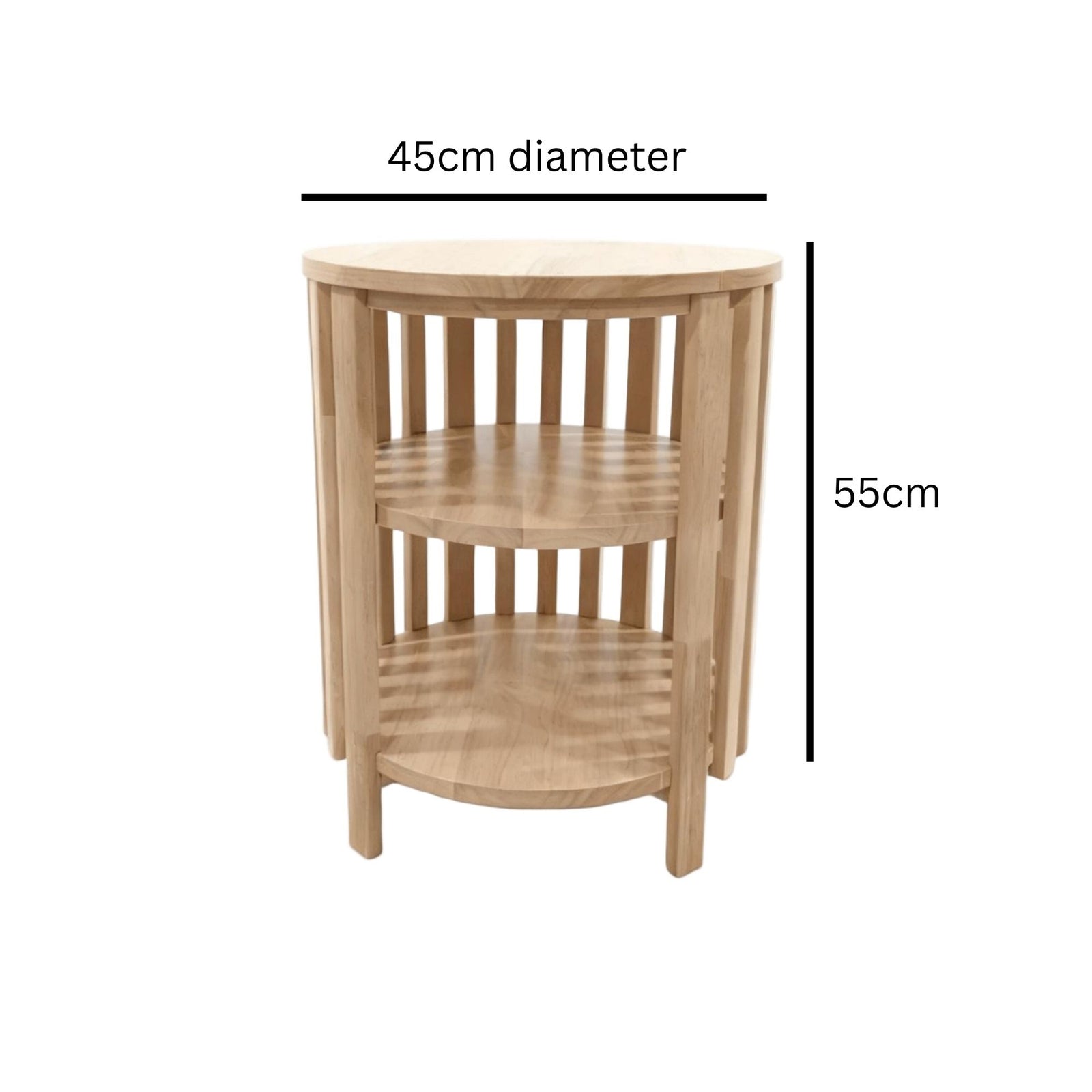 Greenhurst Birdcage-style 2-shelved Side Table