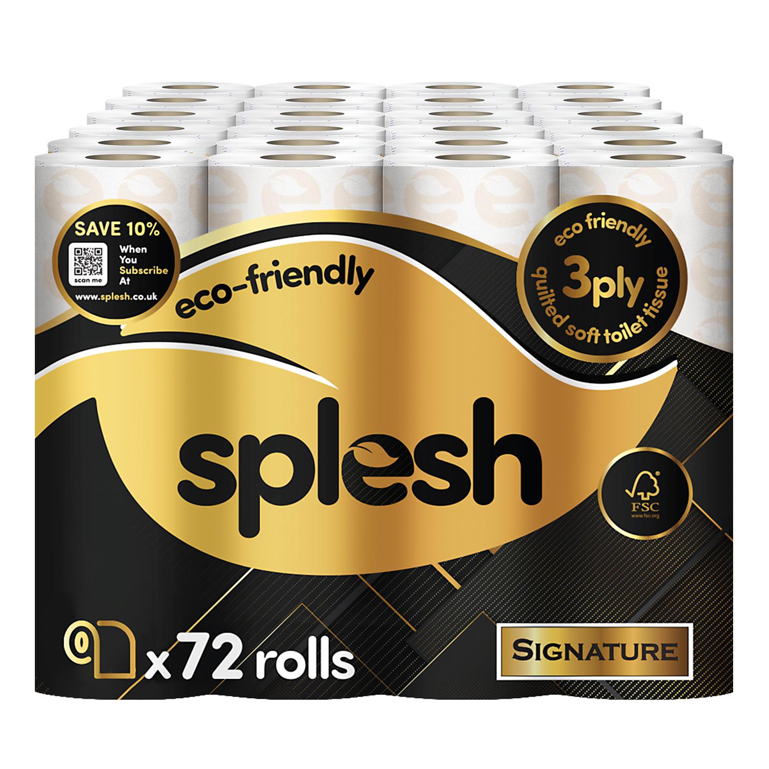 Toilet Roll Signature Scented 72 Rolls|quilted 3-ply Soft Toilet Paper