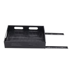 Black Steel Cabinet Pull-out Bowl Rack