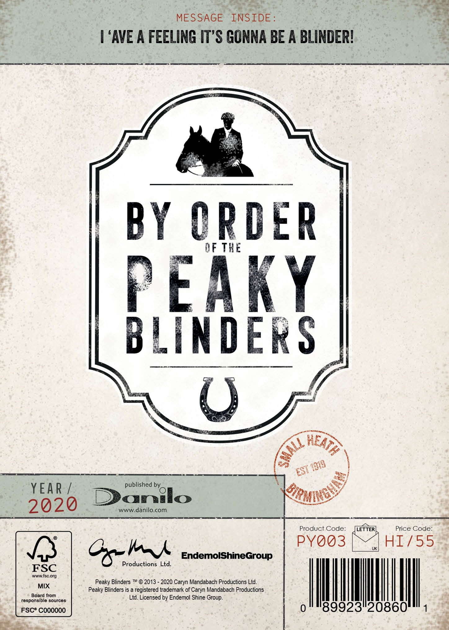 Races Birthday Card Official Product